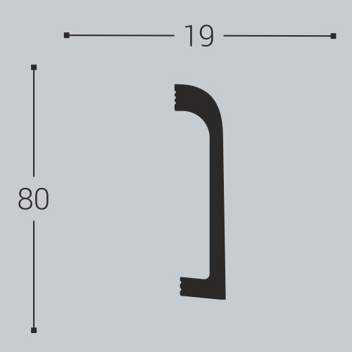 Плинтус Bello Deco ПЛ 16 Горный туман фото 3