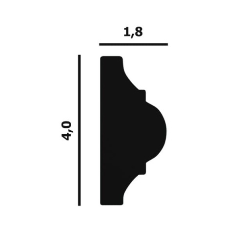 Молдинг угловой Perfect Plus P04-1 фото 2