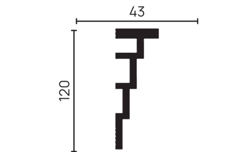 Карниз DECOR-DIZAYN DD514 фото 2