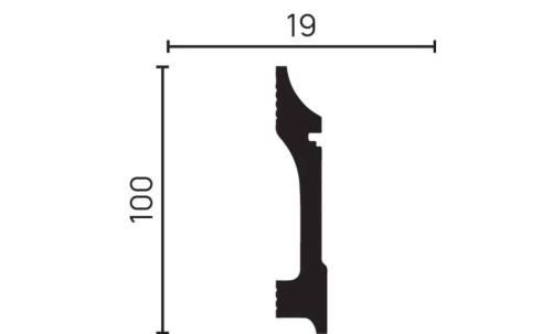 Плинтус DECOR-DIZAYN DD711 фото 4