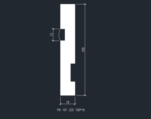 Плинтус EVROWOOD PN 101 LED фото 4