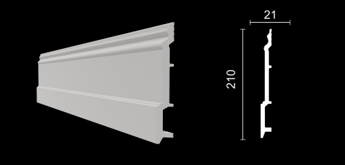 Плинтус DECOR-DIZAYN DD725 фото 2