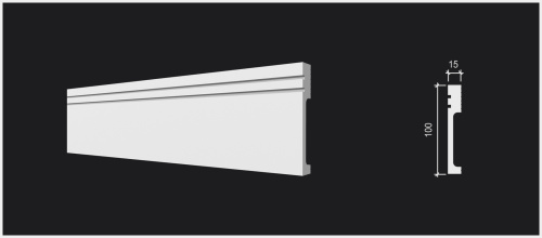 Плинтус DECOR-DIZAYN DD719 фото 3