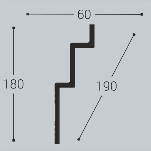 Карниз Bello Deco XPS К 24 фото 2