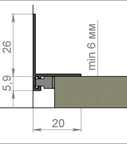 Микроплинтус DA04 черный фото 2