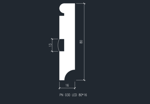 Плинтус EVROWOOD PN 030 LED фото 5