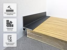 Микроплинтус TeckWood L-20 Черный Ral9005